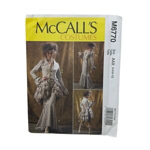 McCall's Misses' Jacket,Bustle/Capelet,Skirt,Pants Pattern‎ M6770 Size 4-10 UNC